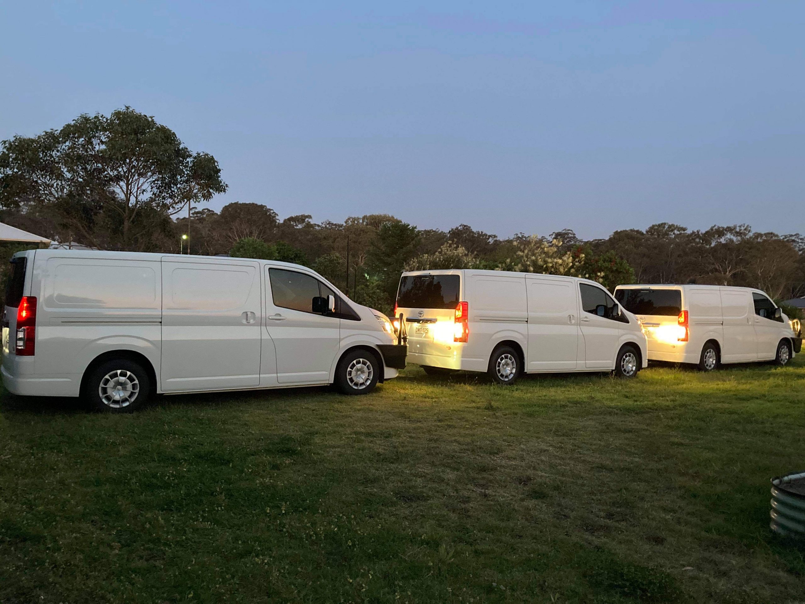 Fully equipped mortuary transport vans